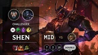 Shen Mid vs Renekton - KR Challenger Patch 10.7