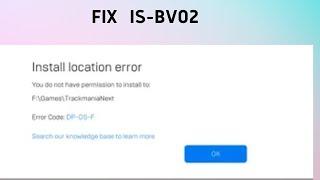 How to Fix "IS-BV02: File Missing or Invalid” Error in Epic Games Launcher