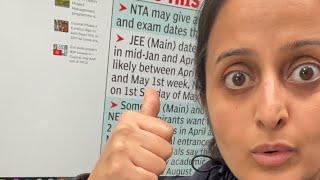 JEE MAIN 2023 Dates: NOT A BREAKING NEWS  A Request to NTA 