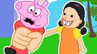 Peppa But Squid Game   어몽어스 오징어 게임 Squid Game Animation