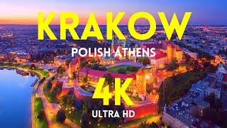 Krakow (Cracow), Poland - by drone 4K | 4K UHD HDR | 4K UHD