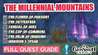 How to: ALL 6 MEMORIAL OFFERINGS | The Chasm World Quest | The Millennial Mountains | Genshin Impact