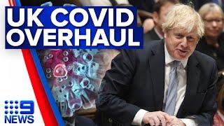UK Covid self-isolation measures set to be scrapped | Coronavirus | 9 News Australia