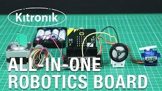 All-in-one Robotics Board for BBC micro:bit by Kitronik