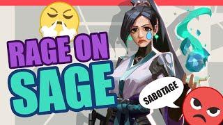 VALORANT RAGE ON SAGE *voice chat rage*