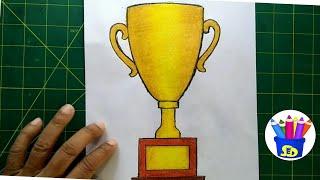 Award Cup memento easy drawing