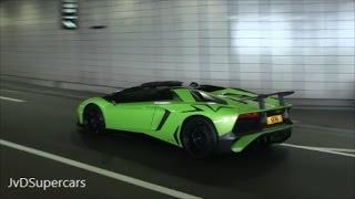 Lamborghini Aventador SV Roadster in Monaco - Lovely Sounds!