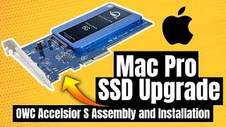 Mac Pro 3.1 SSD Upgrade - OWC Accelsior S Assembly and Installation 2021 [ SPEED UP Mac Pro 3.1 ]