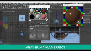 Vray 3DS Max Material Tutorial - Bump, Normal & Displacement Map #vray #tutorial #pune #engineering