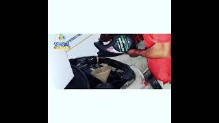 Application of LUKOIL GENESIS ARMORTECH JP 5W-20 Into Honda N wagon 3L #honda #sehgaloilchange