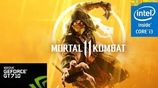 Mortal Kombat 11 PC Gt 710 4GB Ram Gameplay (30 fps)