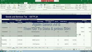 GSTR 2A IN PROPER EXCEL FORMAT | GSTR-2A KO PROPER EXCEL FORMAT MAI KESE KARE ? | BY GST GYAN