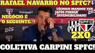 RAFAEL NAVARRO NO SPFC? "QUE HISTÓRIA É ESSA..."!