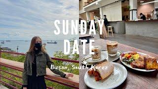 VLOG Life in Korea: Sunday date in Busan, Brunch, Huinnyeoul Cultural Village