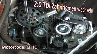 2.0 TDI Zahnriemen wechseln Motorcode CFHC