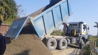 dumper loading and unloading video//