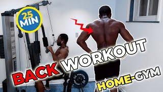 25 Minute Back Workout | Multi Gym