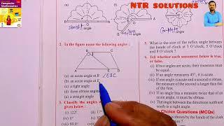 In the figure name the following angles: (a) an acute angle at B  (b) an acute angle at E