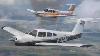 Piper Turbo Arrow IV formation