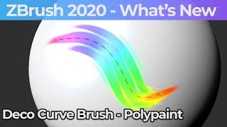 034 Zbrush 2020 Polypainting With Deco Curve Brushes