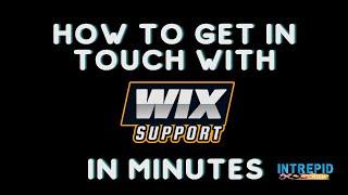 How to get a hold of Wix customer support quickly