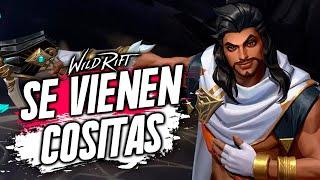 NUEVO PASE DE BATALLA, AKSHAN, NUEVOS CAMPEONES Y NUEVAS SKINS en WILD RIFT!!