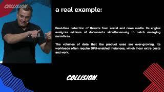 The cost of embracing generative AI – Laurent Gil from CAST AI at Collision Toronto 2023