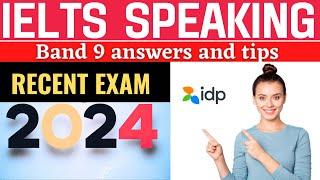  Recent IELTS Speaking Test Questions & Band 9 Answers 2024 | Master Your IELTS Speaking Exam! 