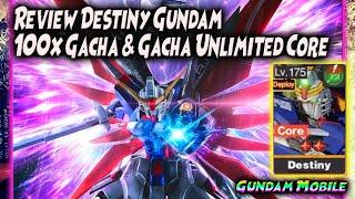 GACHA LAGI CARI CORE & GACHA UNLIMITED CORE | REVIEW B7 DESTINY GUNDAM  MECHA HEART OF STEEL