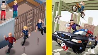 Idle Police Tycoon! MAX LEVEL Police, Weapon EVOLUTION!