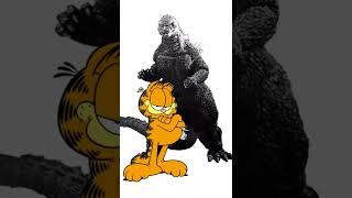 Cartoon Mix Garfield / Godzilla?