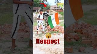 Respect The Indian flag  🫡 #shorts #jaihind #india