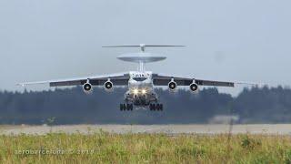 [4K] INCREDIBLE LOW and screaming take-off | Beriev A-50U Mainstay Kubinka Air Base