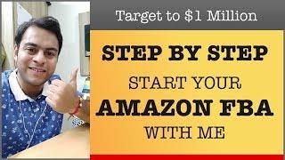 START YOUR AMAZON FBA WITH ME. STEP BY STEP LIVE. FOLLOW ALONG TO MAKE $ 1 MILLION