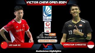 Jonatan CHRISTIE (INA) vs LEI Lan Xi (CHN) | China Open 2024 Badminton