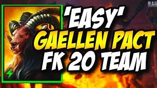 'Easy' Fireknight 20 Gaellen Pact Tournament Team | Build off This and Win The Void Shard!