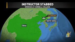 Cornell College instructors stabbed in China