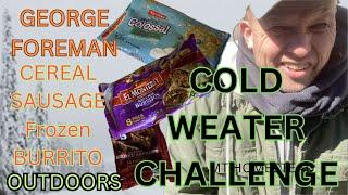 Ned's Cold weather challenge with treats!!! #fake #funny