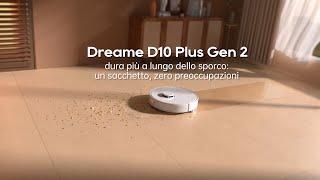 Dreame D10 Plus Gen 2 | Robot aspirapolvere e lavapavimenti con svuotamento automatico