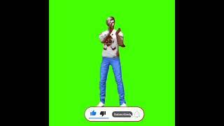 Freefire jai charecter 2 in 1 Emote|Animated Subscribe Button| Green Screen Effects|No copyright|