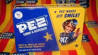 Pez Candy Tin and Regular Dispenser