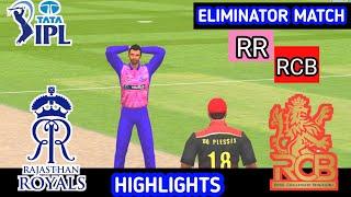 RCB vs RR Eliminator Clash | Real Cricket 20 Gameplay Highlights | Tata IPL 2024