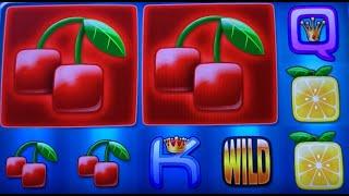 Live play on Crazy Fruits (Synot) slot machine with mystery feature - BIG WIN!!!