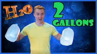 I drank 2 GALLONS of WATER a DAY for 7 DAYS!! (and this happened) #2gallonchallenge