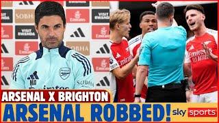 CONTROVERSY! ARSENAL WAS ROBBED AGAINST BRIGHTON? ARSENAL 1 - 1 BRIGHTON HIGHLIGHTS! [ARSENAL NEWS]