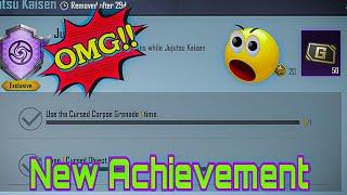 Easy Way To Complete Jujutsu Kaisen Achievement In Bgmi | Jujutsu Kaisen Achievement