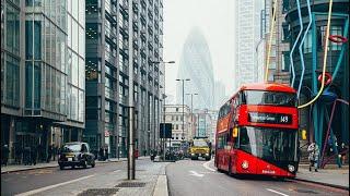 Central London, walking tour 4K, 2024