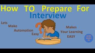 How to Prepare for Testing Automation Profile Interview | Pradeep Nailwal