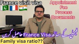 Apply France visa with family | France visa appointment | France tourist visa success rate