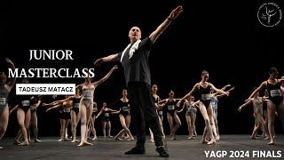 Junior Women's Masterclass with Tadeusz Matacz ~ YAGP NY Finals